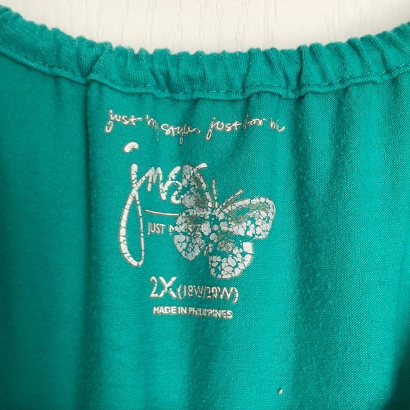Turquoise blouse - Picture 3 of 4
